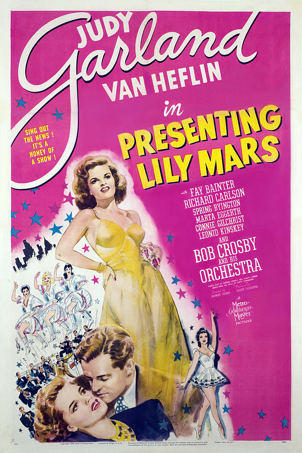 Presenting Lily Mars, Judy Garland, Van #1 Photograph by Everett Presenting Lily Mars, Judy Garland, Van #1 Photograph by Everett