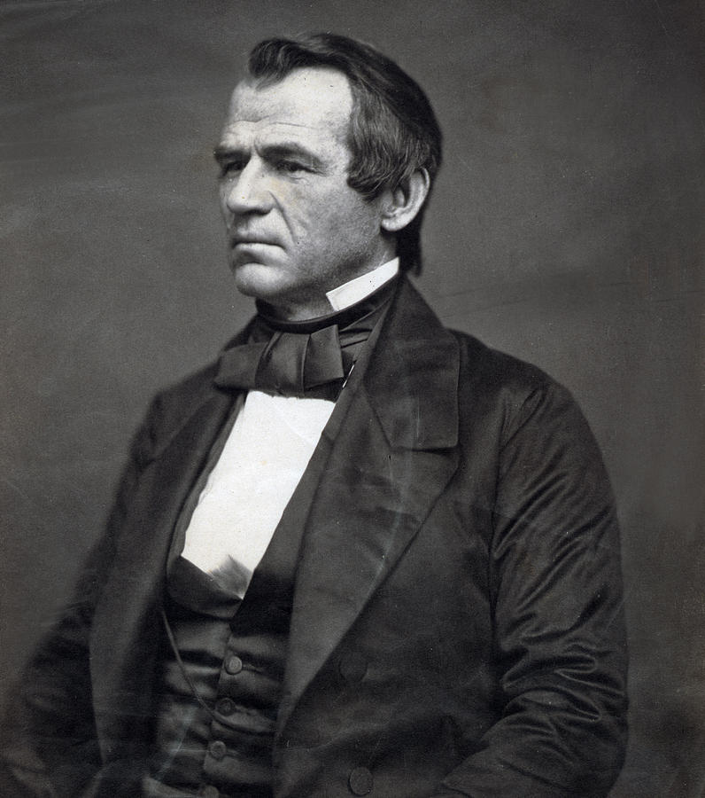 President Andrew Johnson #1 Photograph by International  Images