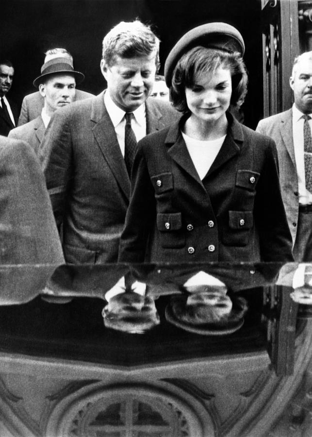 President John And Jacqueline Kennedy Photograph by Everett - Fine Art ...