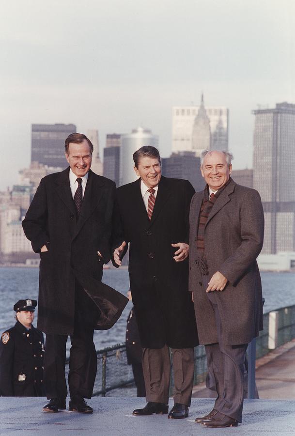 President Reagan And Vice President Photograph By Everett Fine Art   1 President Reagan And Vice President Everett 