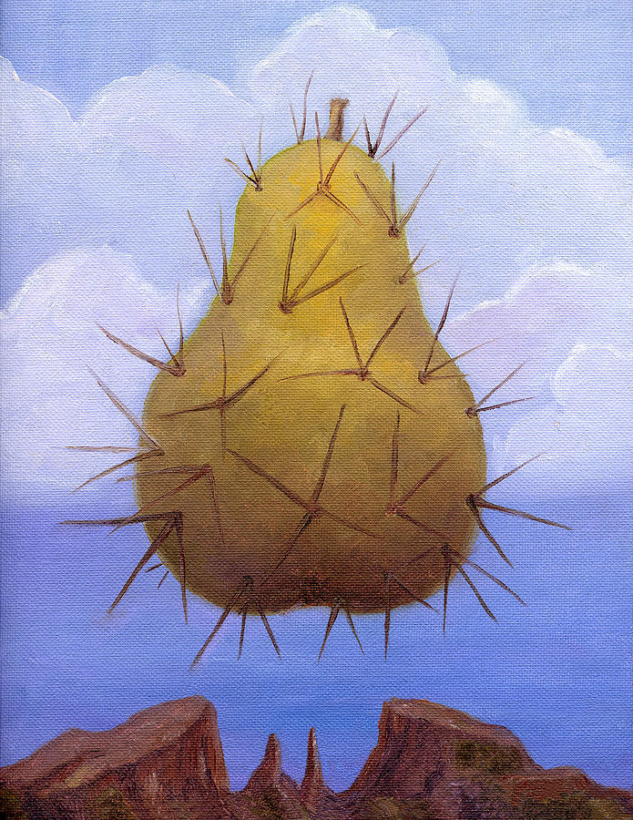 Prickly Pear #1 Painting by Victoria Page