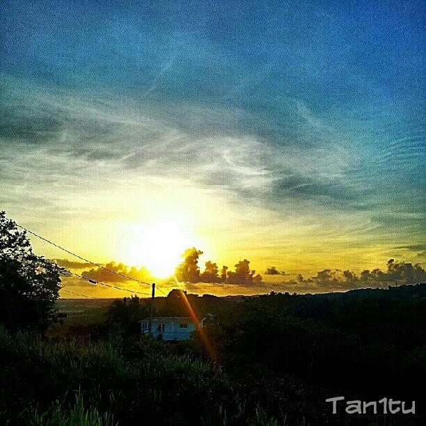 Nature Photograph - #puertorico #morning #sunrise #may27 #1 by Tania Torres