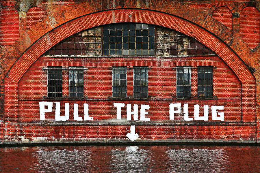 Berlin Photograph - Pull The Plug by Aurica Voss
