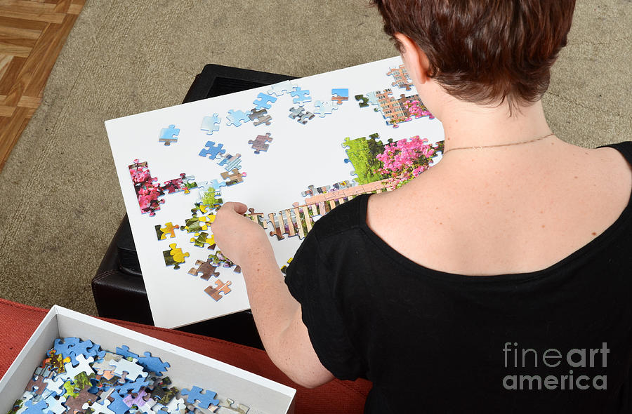 Puzzle Therapy #1 Photograph by Photo Researchers, Inc.