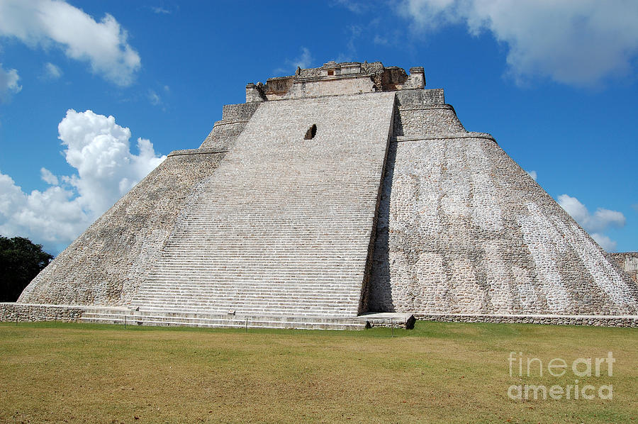 Pyramid of the Magician at Uxmal Mexico #2 Photograph by Shawn OBrien
