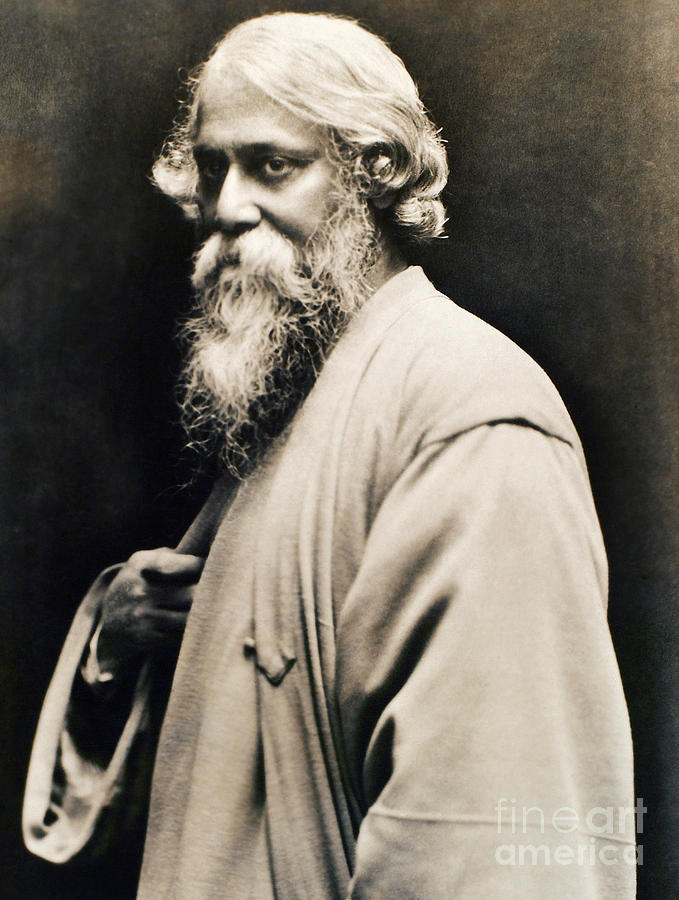 Rabindranath Tagore #1 Photograph by Granger