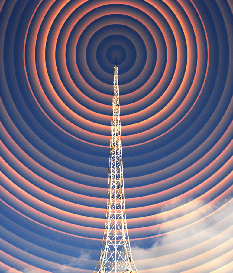 radio-mast-with-radio-waves-1-photograph-by-mehau-kulyk-pixels