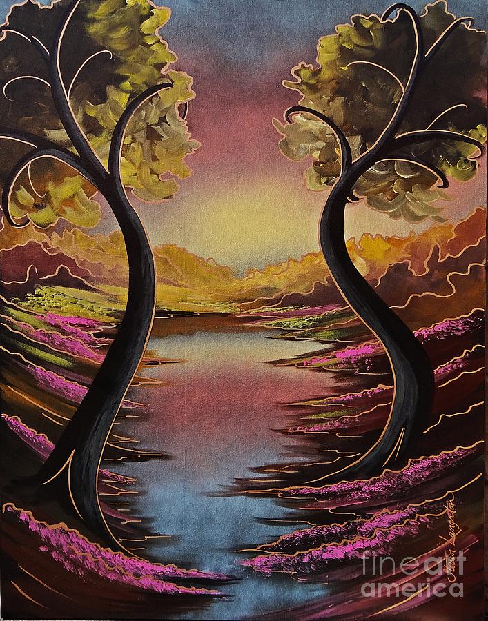 Rainbow River #1 Painting by Steven Lebron Langston