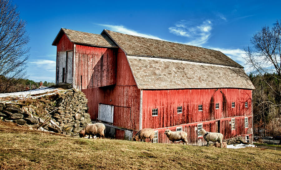 Red Barn Photograph - Red Gate Farm #1 by Fred LeBlanc