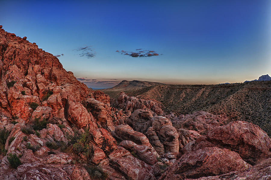 Las Vegas Photograph - Red Rock Sunset #1 by Rick Berk