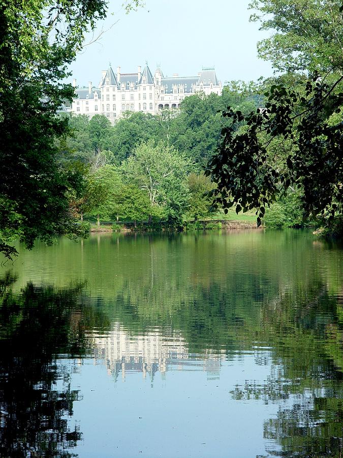 Reflections on the Biltmore Estate #1 Digital Art by Barkley Simpson