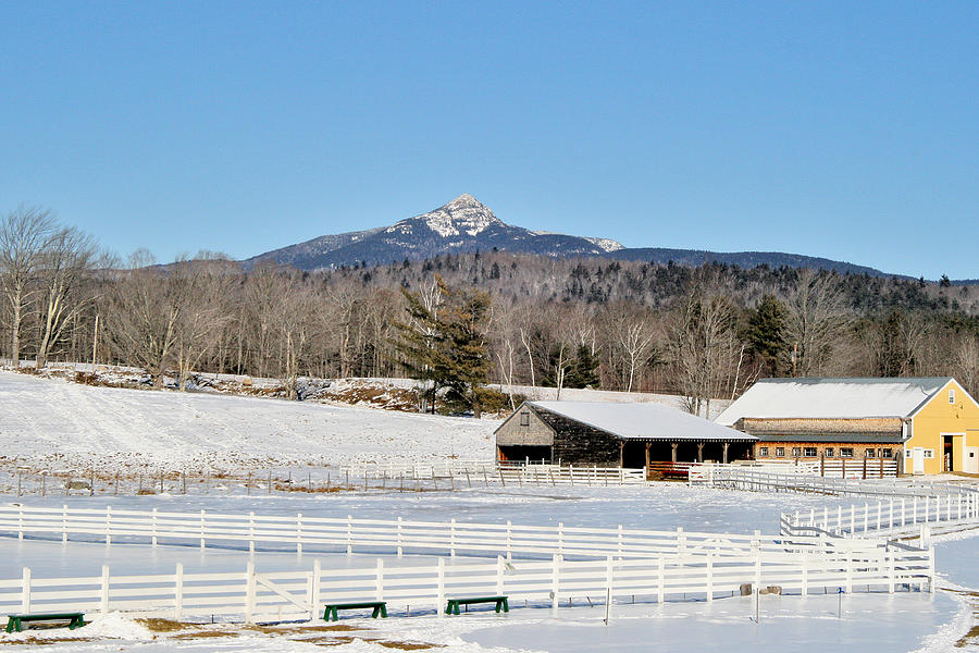 Remick Farm Winter #1 Photograph by Larry Landolfi