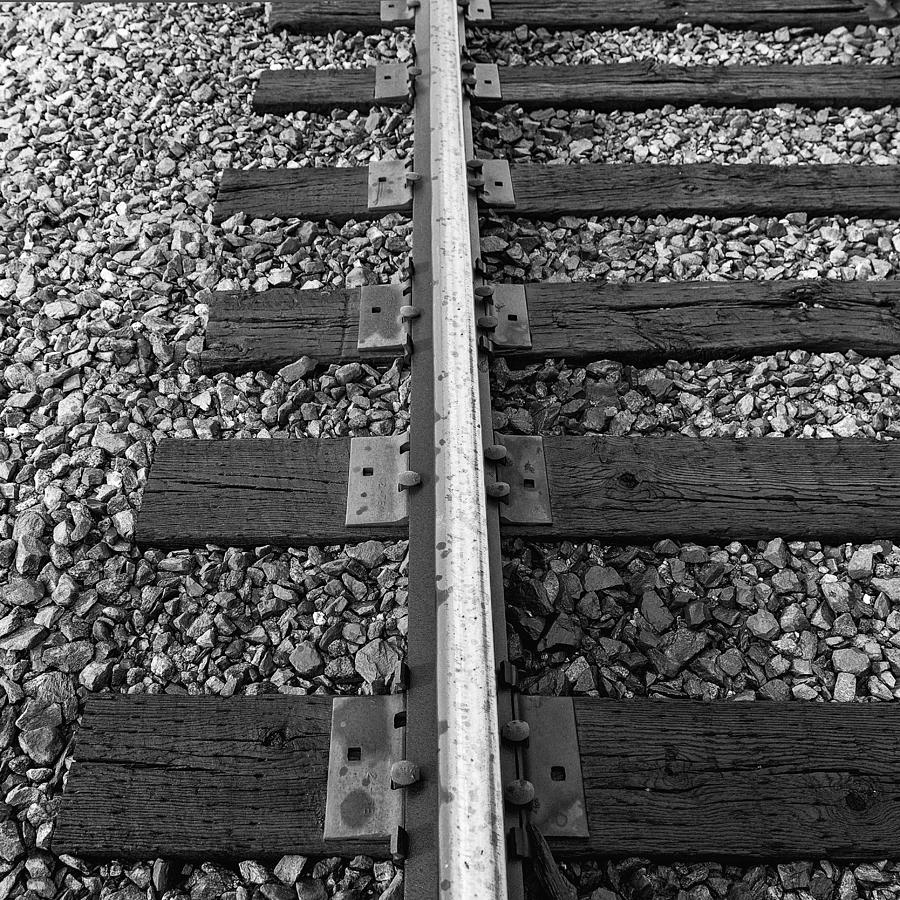 Railroad Photograph - Repetitive #1 by Lynn Palmer
