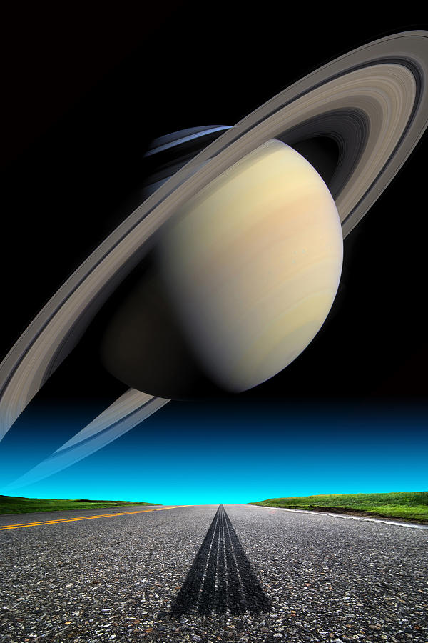 Road to Saturn #1 Photograph by Larry Landolfi