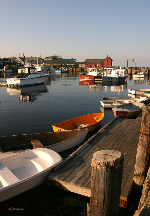 Rockport Dinghies  #1 Photograph by Michelle Constantine
