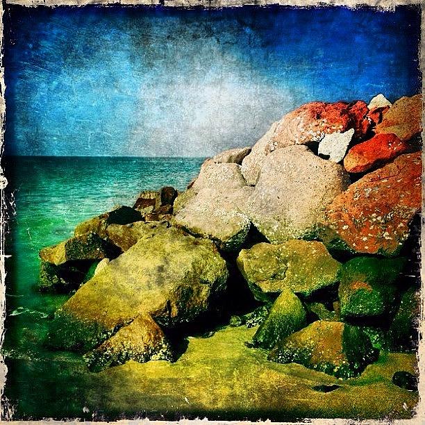Beach Photograph - Rocks Upon The Shore #1 by Natasha Marco