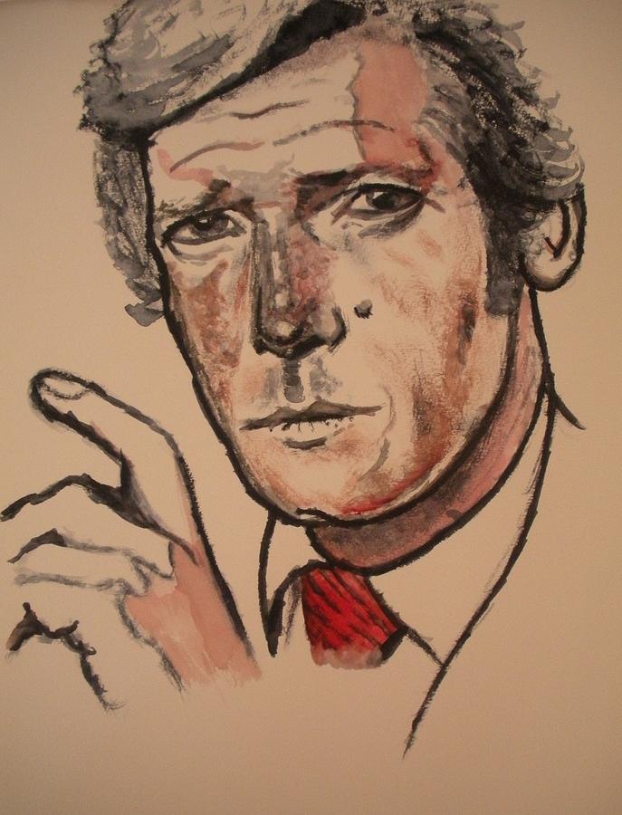 Roger Moore Painting - Roger Moore #3 by Jeremiah Cook