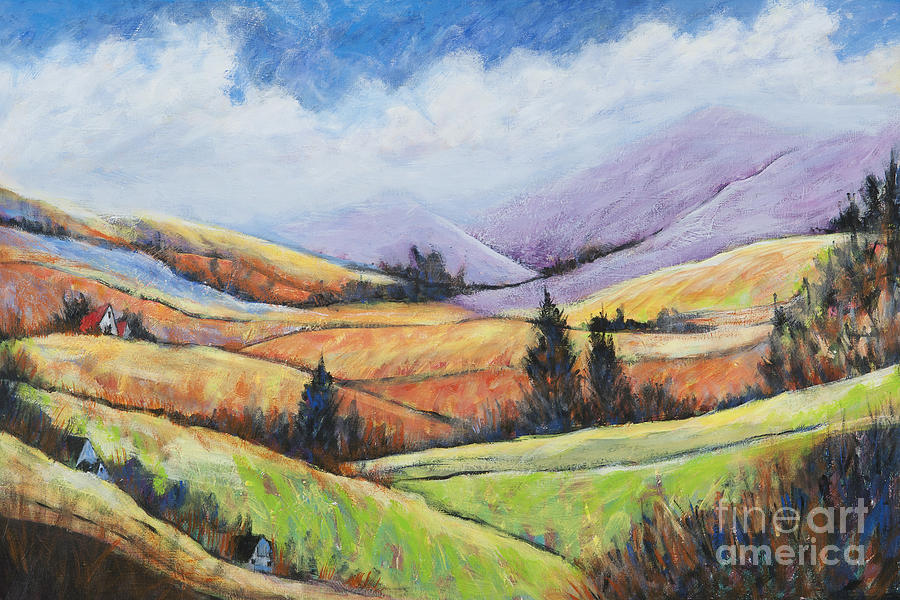 Rolling Hills 2 #1 Painting by Pati Pelz