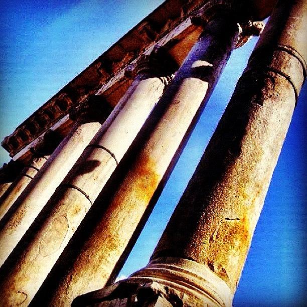 Italy Photograph - Roman Ruins #rome #italy #ruins #1 by David Sabat
