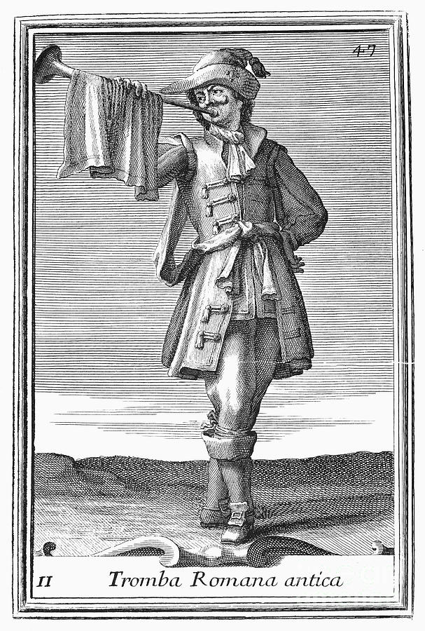 Hat Photograph - Roman Trumpet, 1723 #1 by Granger