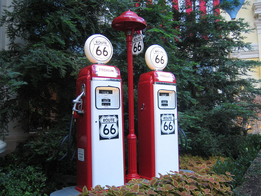 Route 66 Gas Pump #1 Photograph by John Shiron