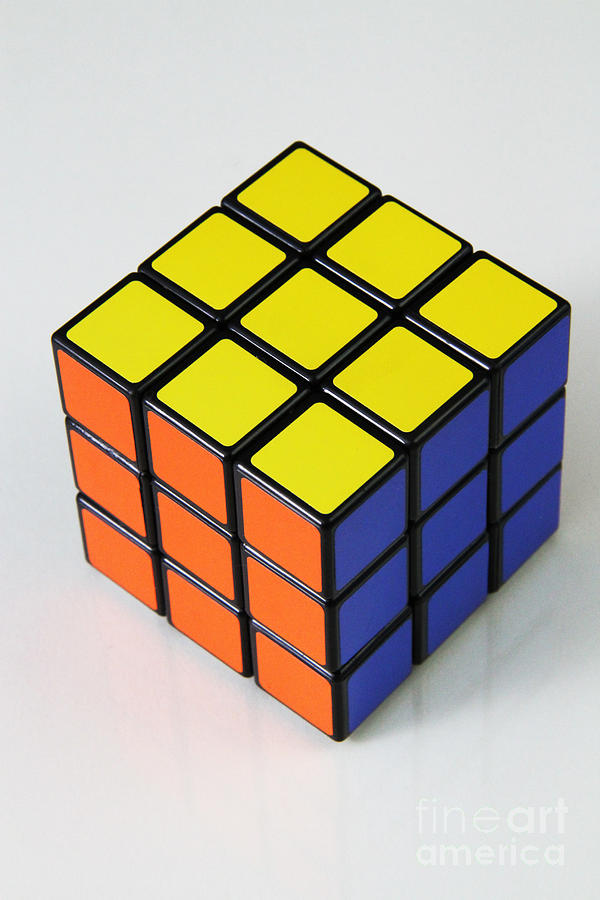 Rubiks Cube #1 Photograph by Photo Researchers, Inc.