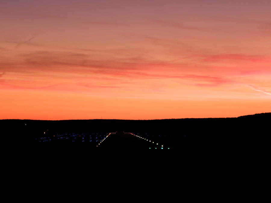 Runway At Sundown Photograph by Kim Galluzzo Wozniak