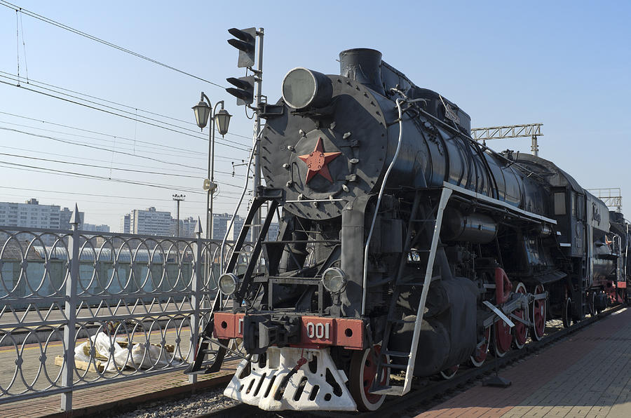 Russian Steam Locomotive P-0001 Victory Photograph