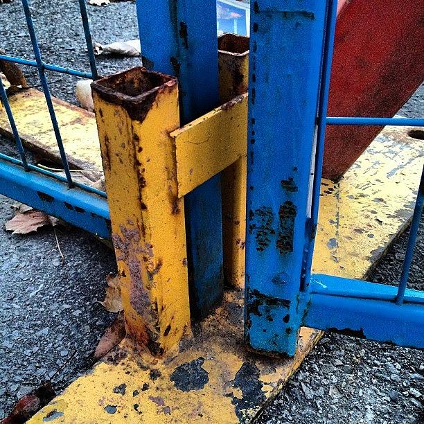 Industrial Photograph - #rust #rusty #rustporn #rustingaway #1 by Ilana Shamir