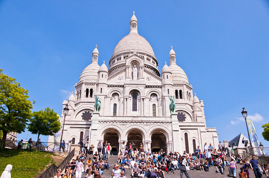 Sacre Coeur Basilica Paris France Photograph by Jon Berghoff | Pixels