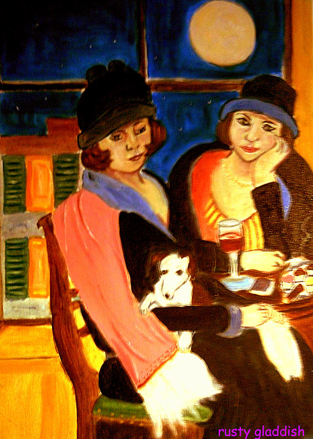 Sad Cafe #2 Painting by Rusty Gladdish