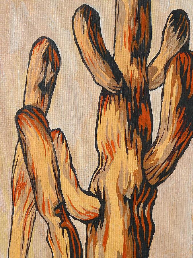Saguaro 20 #1 Painting by Sandy Tracey