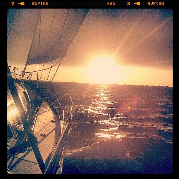 Sailing Photograph - Sailing Sunset #1 by Dustin K Ryan