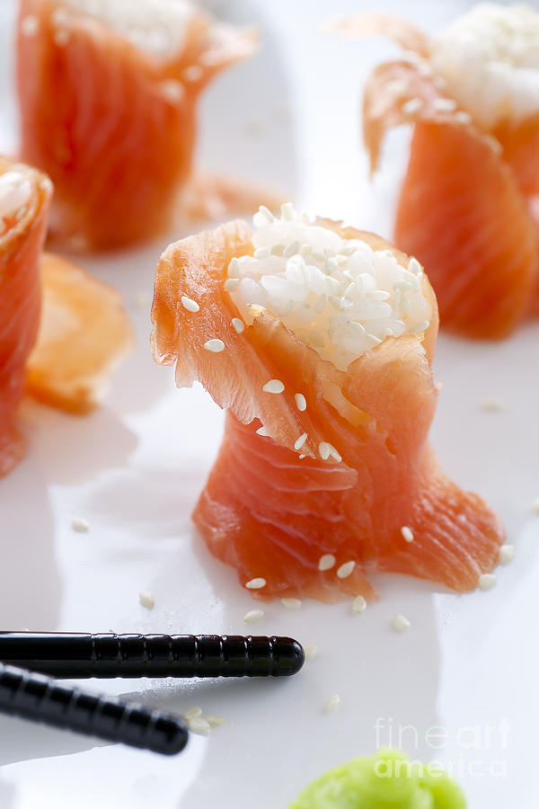 Salmon Sushi Photograph