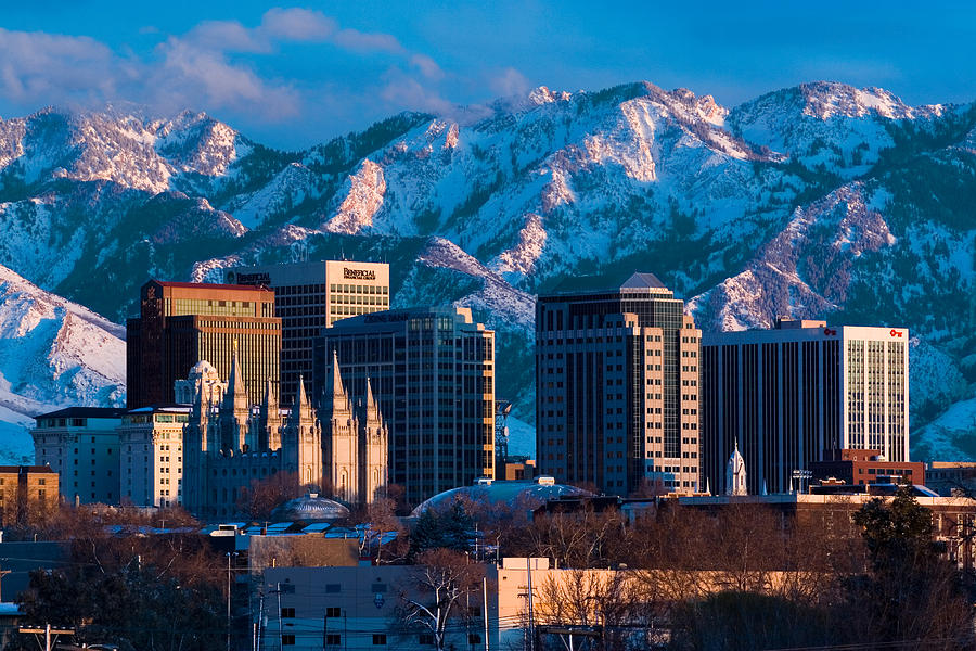 Salt Lake City Skyline #1 Photograph by Douglas Pulsipher