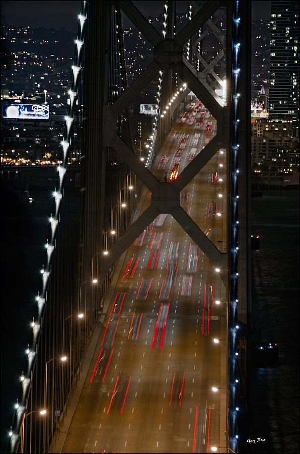 Bridge Photograph - San Francisco Bay Bridge #1 by Gary Rose