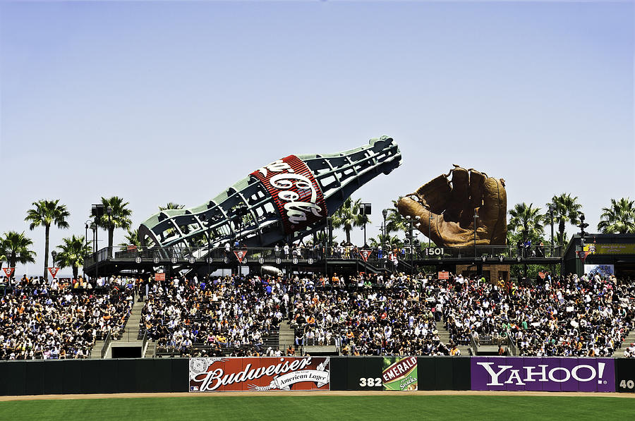 San Francisco Giants Photograph - San Francisco Giants Baseball Park #1 by Paul Plaine