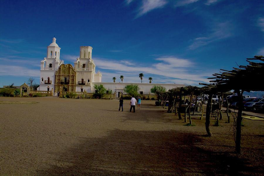 San Xavier del Bac Mission #1 Photograph by Tom Singleton