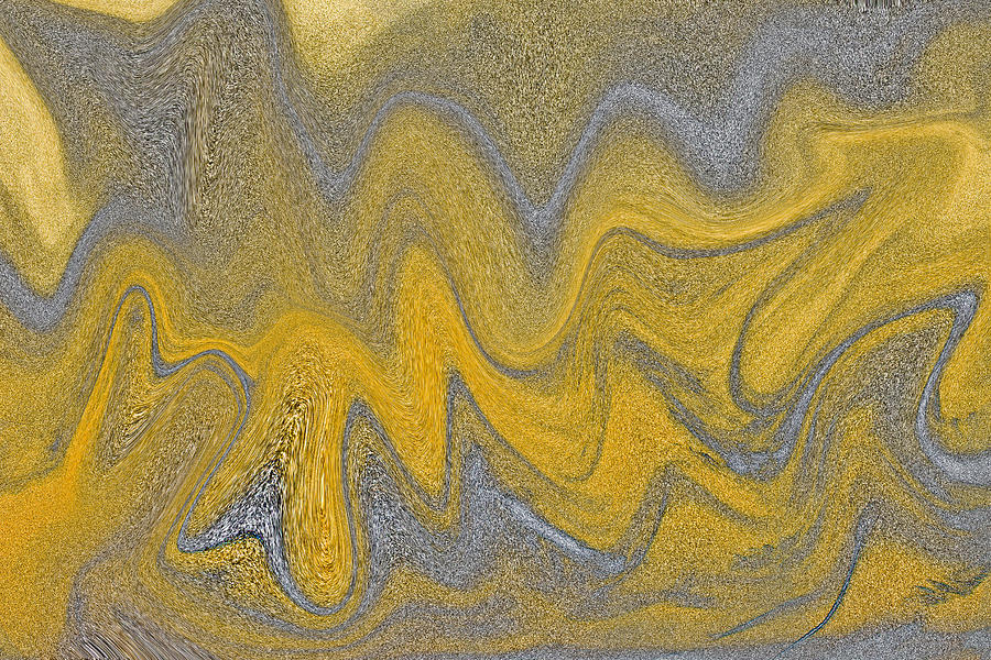Abstract Digital Art - Sand Abstract #1 by David Pyatt