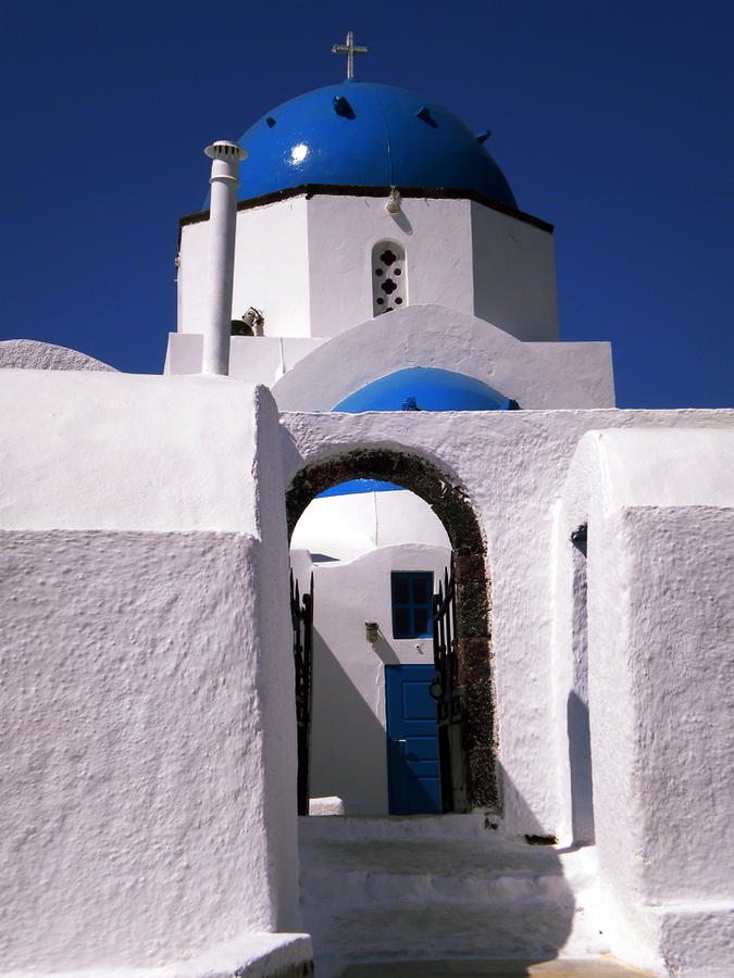 Santorini church greece Photograph by Colette V Hera Guggenheim