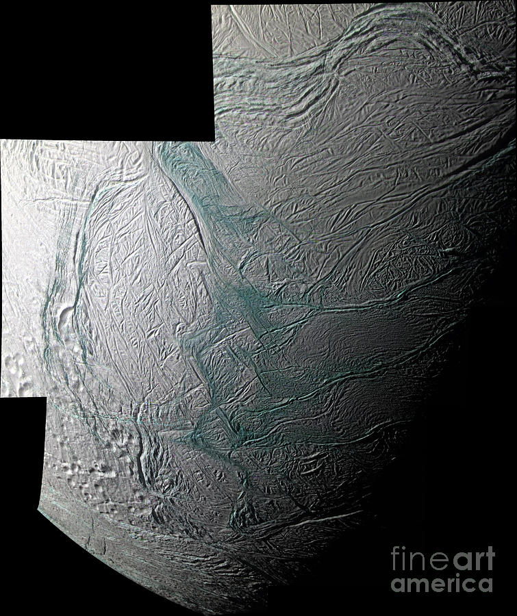 Saturns Moon Enceladus #1 Photograph by Nasa