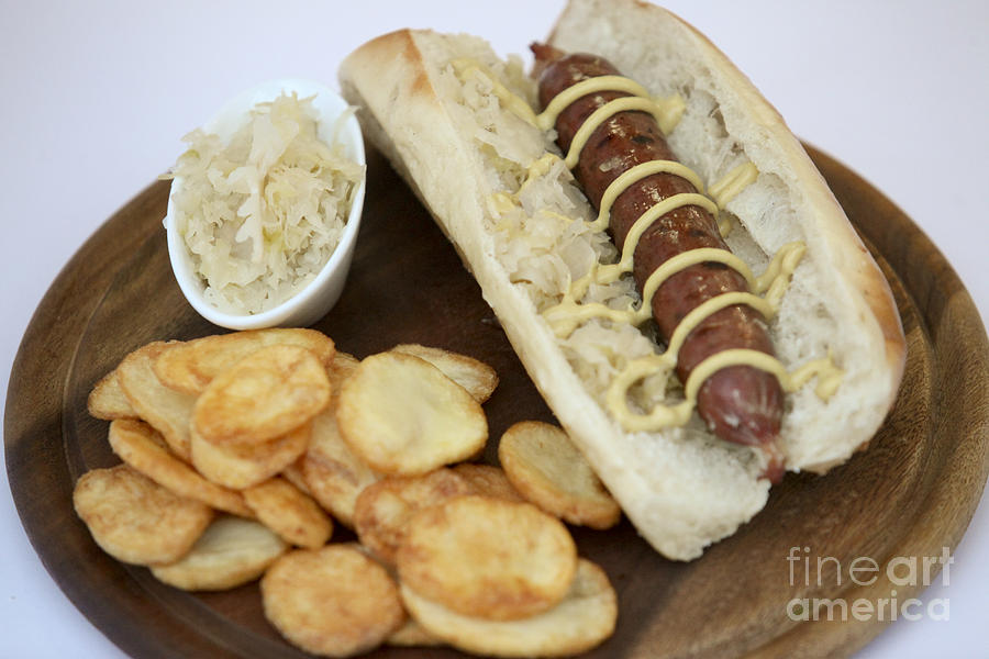 Sausages with Sauerkraut  #1 Photograph by PhotoStock-Israel