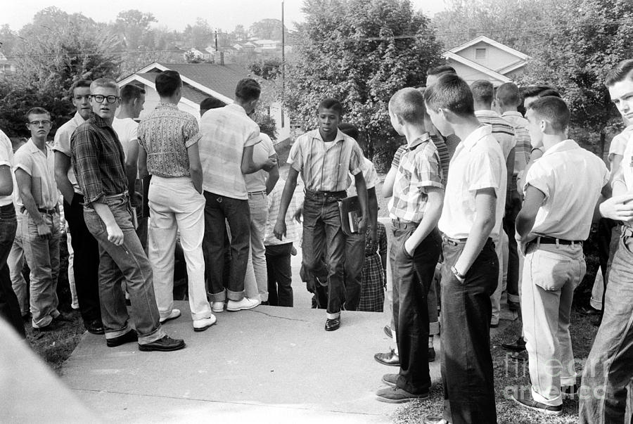 School Desegregation, 1956 #1 Photograph by Granger