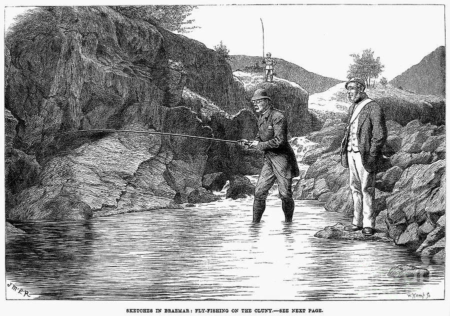 Scotland: Fishing, 1880 #1 Photograph by Granger