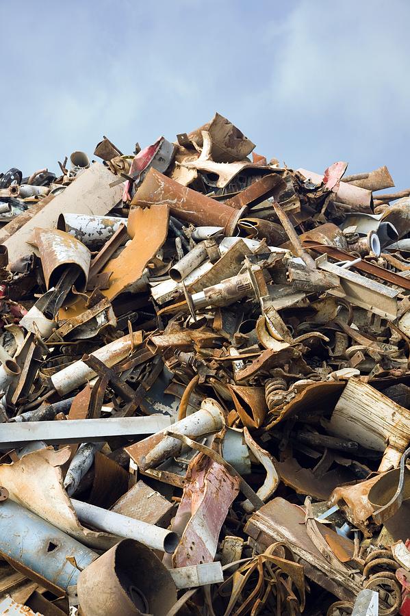 Waste Photograph - Scrap Metal #1 by Paul Rapson