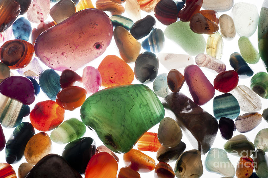 Semiprecious Gemstones  #1 Photograph by Ilan Amihai