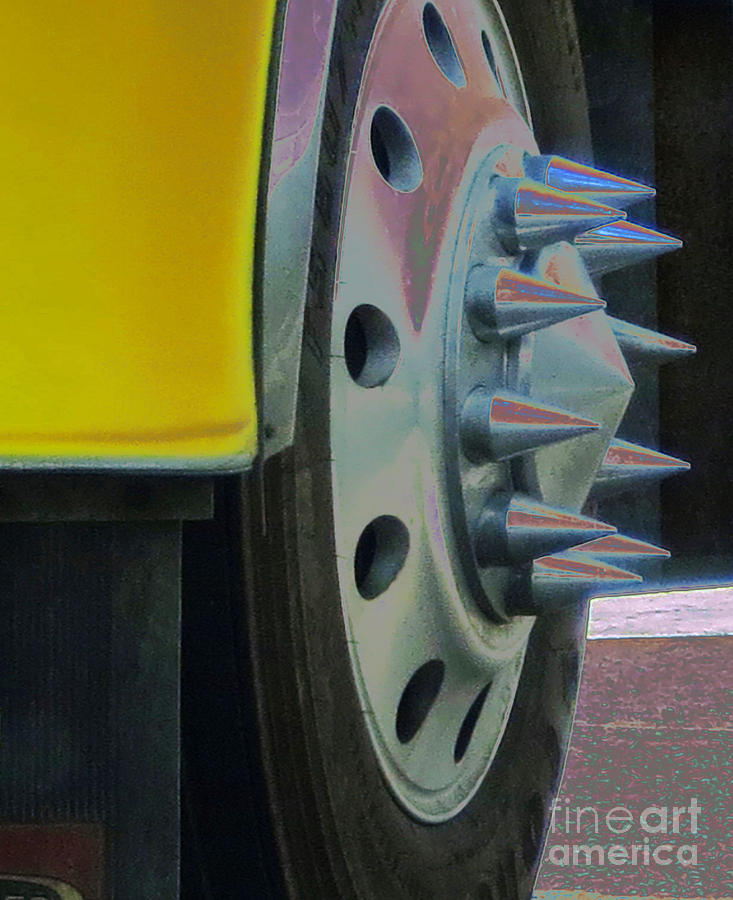 Abstract Photograph - Serious Lug Nuts #1 by Patricia Januszkiewicz
