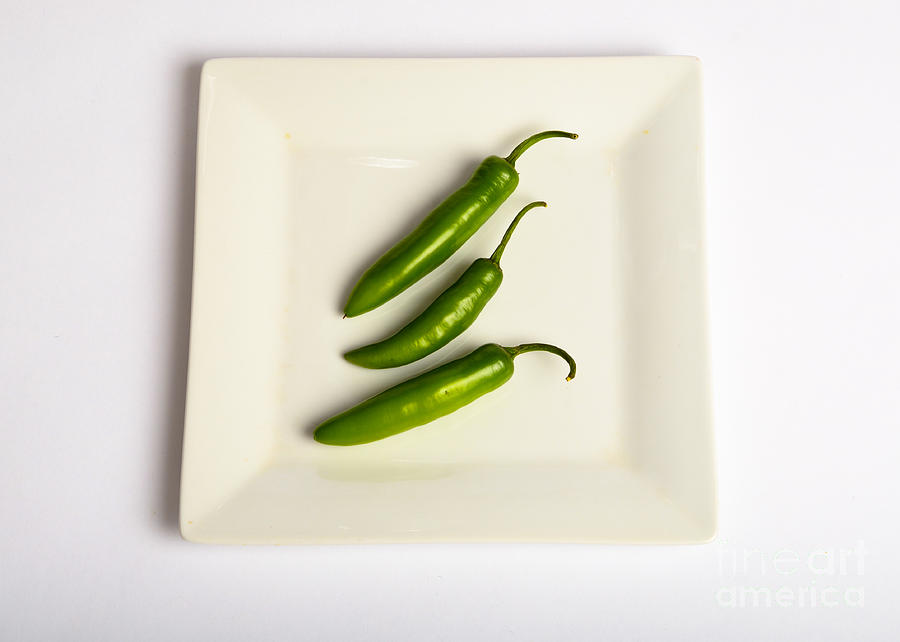 Serrano Peppers #1 Photograph by Photo Researchers, Inc.