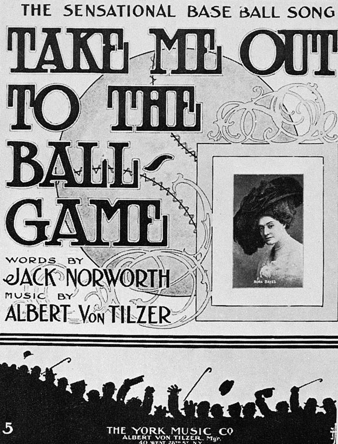 Sheet Music: Take Me Out #1 Photograph by Granger