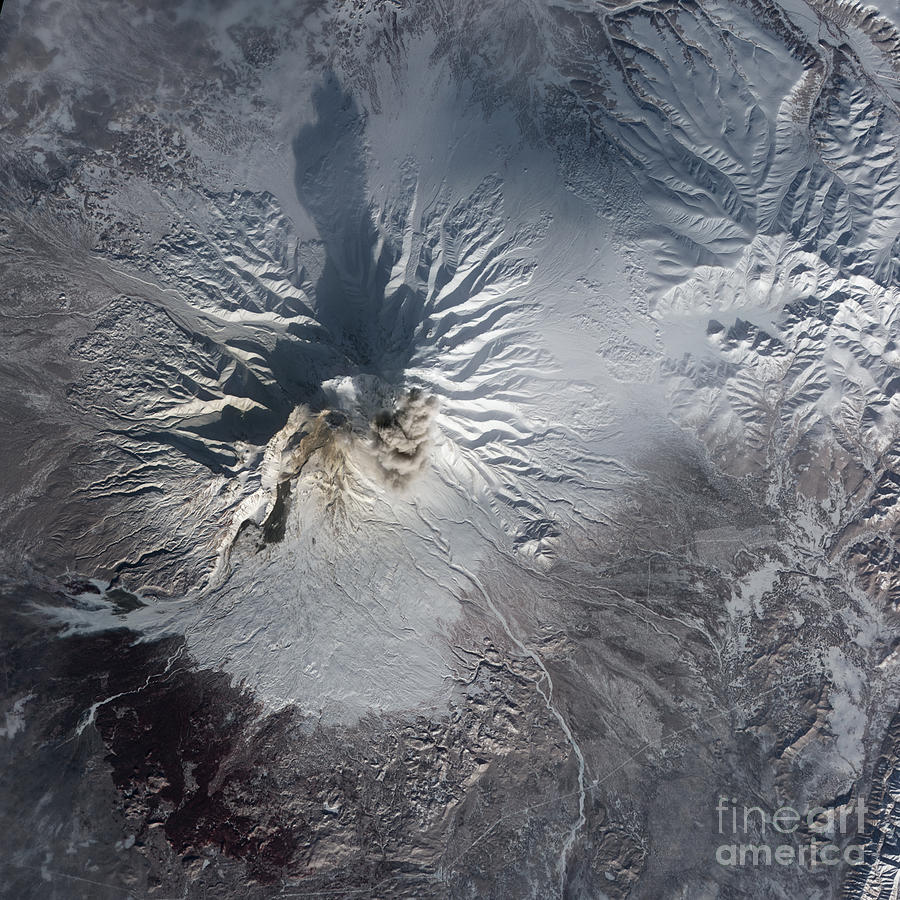 Shiveluch Volcano #1 Photograph by Nasa